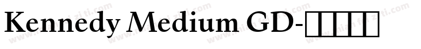 Kennedy Medium GD字体转换